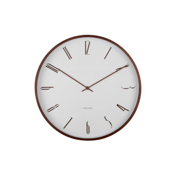 Nástenné hodiny Scandia Karlsson KA6014WH, 40cm